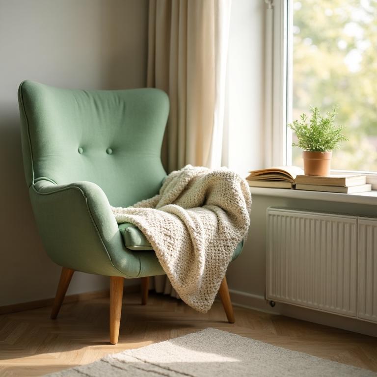 Warm interior with soft natural light